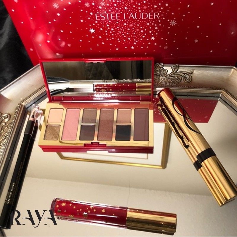 پالت سایه چشم 9 عددی پیور کالر انوی استی لادر مدل اینچنتد گلم Estee Lauder Pure Color Envy Eyeshadow Palette Enchanted Glam 9 Shades